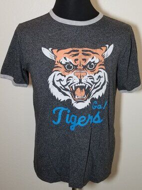 Roebuck & Co. Gray Kids 18/20 Shirt Tiger Head Y2K Retro Kmart Streetwear Skater